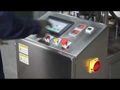 PLC چرخنده فنجان پر کردن مهر و موم ماشین برای فابریک غذا آبمیوه کرم فنجان