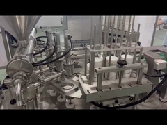 ماشین پر کردن فنجان ماست چرخش بسته بندی ماشین برای فنجان شکلات کرم