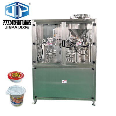 خرید کنترل اتوماتیک PLC HMI ماست آب آب آب چاشنی عسل کرم پر کردن و بسته بندی ماشین online manufacture