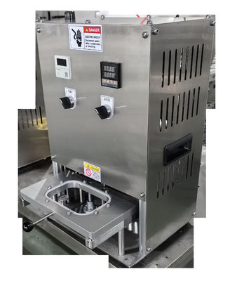 خرید بسته بندی ظرف ناهار فلز آلومینیوم نیمه اتوماتیک برای غذاهای آماده شده تجاری online manufacture