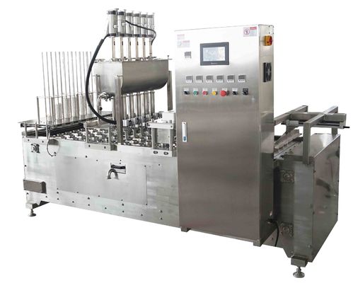 2.2KW ماشین مهر و موم خودکار لیوان پلاستیکی ماشین پر کردن مایع با دقت بالا
