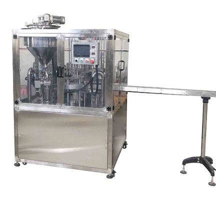 مواد غذایی و نوشیدنی ماشین مهر و موم پر کردن فنجان چرخش 650Kg وزن 380V منبع برق